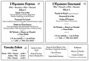 Carte et menu de Equinoxe à La Tranche sur Mer — Les menus