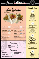 Menu Jalbade - Les wraps, salades, ....