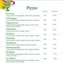 Menu La Cabane - Les pizzas