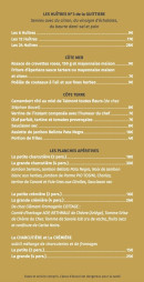 Menu Le Bistrot De Bourgenay - La carte