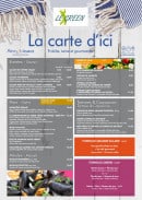 Menu Le Green - Les entrées, plats,...
