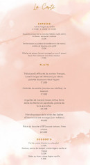 Menu Maléo - La carte