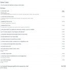 Carte et menu de La Pergola à L' Aiguillon sur Mer — Les entrées