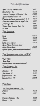 Menu Lay 4 Sens - Les boissons fraiches, bières et à partager