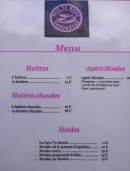 Carte et menu de Paye ta moule naturelle à L' Aiguillon sur Mer — Les moules, huitres et huitres chaudes,...
