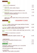 Menu Crêperie Du Moulin - Les salades et burgers 