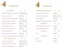 Menu L'Océan - les vins blancs 