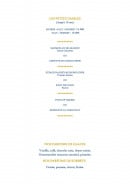 Menu L'Océan - menu enfant