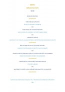 Menu L'Océan - menu 38€