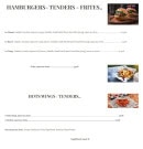 Carte et menu de La Pizza au feu de bois à Longeville sur Mer — Les hamburgers, tenders, ...