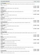 Menu Le Kiosque à Pizzas - Les pizzas pages 3