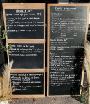 Menu L'Entre 2 Côtes - Exemple de menu
