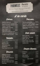 Menu Le Bon’Homme - La formule et plats à la carte