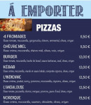 Menu Le kiosque - Pizzas