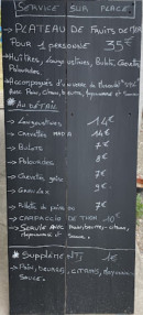 Menu Le Délit - L'ardoise