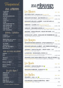 Carte et menu de L’ostra à Saint Gilles Croix de Vie — Les cépages, apéritifs, ...