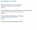 Carte et menu de Les Océanides à Saint Gilles Croix de Vie — les viandes