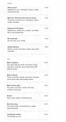 Carte et menu de Au p'tit Vietnam à Poitiers — Les entrées et plats