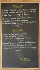 Menu Le Champ De Foire - exemple de la carte du week-end