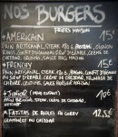 Menu Carnet de Voyage - Les burgers