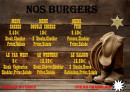 Menu Ô Saloon - Les burgers