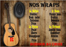 Menu Ô Saloon - Les wraps