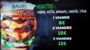 Menu Tacos food - Les assiettes