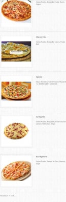 Carte et menu de Le Biggy Food à Migne Auxances — les pizzas base crème fraîche