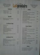 Carte et menu de Cafe Laitgendaire à Availles Limouzine — sandwiches, boissons, crêpes...