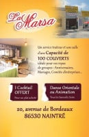 Menu La marsa - Les informations complémentaires