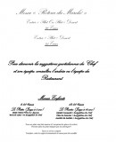 Menu Le Cèdre - Les menus