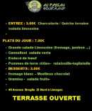 Menu Au Paysan Gourmand - Le menu du jour