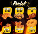 Menu Le Crousty's - Les poulets