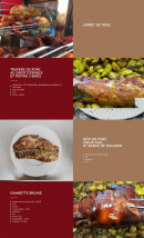 Carte et menu de Rôtisserie Coq Frit' à Limoges — Les viandes rôties