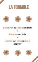 Menu Le Corot - Les formules