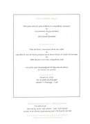 Carte et menu de Auberge Dupuytren à Pierre Buffiere — Le menu à 28€