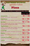 Menu La Casa Gino ei - Les pizzas suite