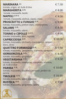 Carte et menu de Il forno à Saint-Dié-des-Vosges — Les pizzas