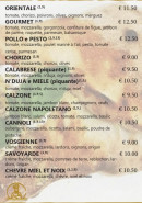 Carte et menu de Il forno à Saint-Dié-des-Vosges — Les pizzas (suite)