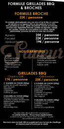 Menu Hilaris Saveur - Les garnitures et grillades,...