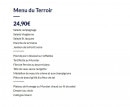 Carte et menu de Hôtel la Vraine à Gironcourt sur Vraine — Le menu