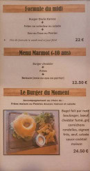 Carte et menu de La fabrique à burger à Remiremont — Les formules