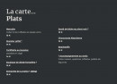 Carte et menu de Auberge du Pied du Hohneck à La Bresse — Plats