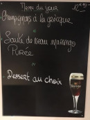 Carte et menu de BGS Brasserie Food à Mirecourt — L'ardoise