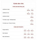 Menu Fonti - Vins