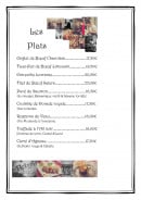 Menu Le Rétro - Plats