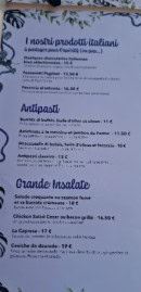 Carte et menu de Mamma Giulia à Auxerre — Antipasti, insalate