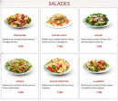 Menu Pizza Di Mario - Les salades