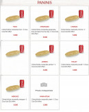 Menu Pizza Di Mario - Les paninis