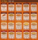 Menu Sunpizza - Pizzas